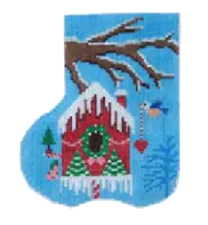 Shelly Tribbey Designs - Holiday Birdhouse Decorating Mini Sock